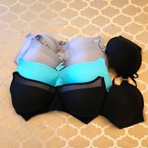 34d bundle of 5 Warners bras